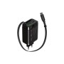 Зарядний пристрій Canyon 1xUSB-C PD65W + 1xUSB QC3.0 + cable USB-C to USB-C black (CNS-CURC65ACB)