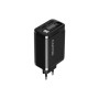 Зарядний пристрій Canyon 1xUSB-C PD65W + 1xUSB QC3.0 + cable USB-C to USB-C black (CNS-CURC65ACB)
