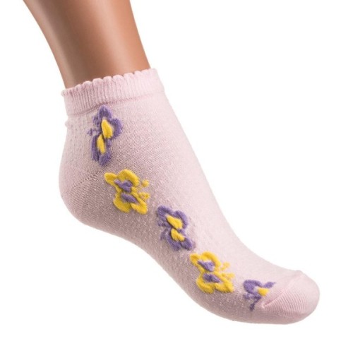 Шкарпетки дитячі Bross з метеликами (14457-5-7G-mix)