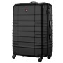 Валіза Wenger Amplar, велика, пластик, 4 колеса, чорна (653140)