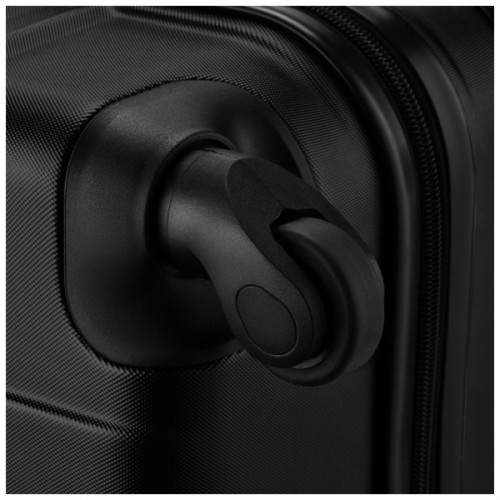 Валіза Wenger Amplar, велика, пластик, 4 колеса, чорна (653140)