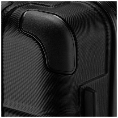 Валіза Wenger Amplar, велика, пластик, 4 колеса, чорна (653140)