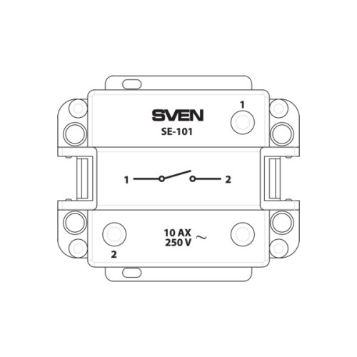 Вимикач Sven SE-101 white (7100069)