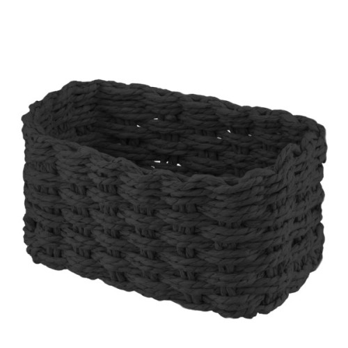 Кошик для зберігання Ardesto Prestigio Плетені Чорні 3 шт. 3.3 / 2.2 / 1.4 л (ARHC2505BL)