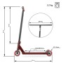 Самокат Hipe H11 Magma трюковий (black/red) (250160)