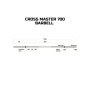 Гриф Toorx Max 700 Kg Cross Master 220 см 50 мм (BO-700) (932180)