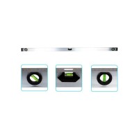 Рівень Alloid 150см, 3 капсули, 2 ручки (LD-02150)