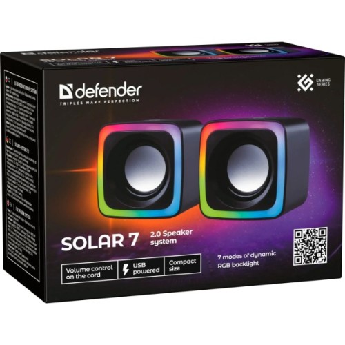 Акустична система Defender Solar 7 Black (65117)