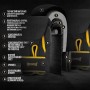 Боксерські рукавички PowerPlay 3021 Ukraine Чорно жовті 14 унцій (PP_3021_14oz_Black/Yellow)