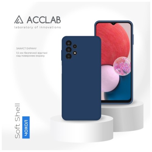 Чохол до мобільного телефона ACCLAB SoftShell Samsung Galaxy A13 4G Blue (1283126557194)