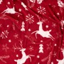 Плед Ardesto Christmas Flannel 160х200см, 100% поліестер, олені, червоний (ART0126PB)