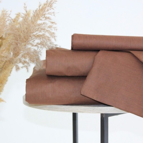 Постільна білизна MirSon Ranforce Elite 19-1217 Chocolate perla 2х160х220 (2200004730721)