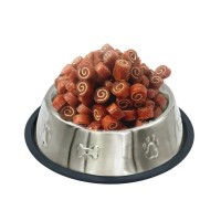 Ласощі для собак Lucky Star Міні-роли з м'яким м'ясом качки та тріски 1-2 см 85 г (4820111434183)