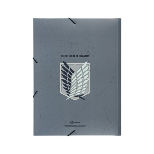 Папка на резинках Kite A4 Attack on Titan (AT25-247)