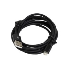 Дата кабель USB 2.0 AM to Lightning 2.0m 2.4A black Patron (CAB-PN-LIGHT-2M-B)
