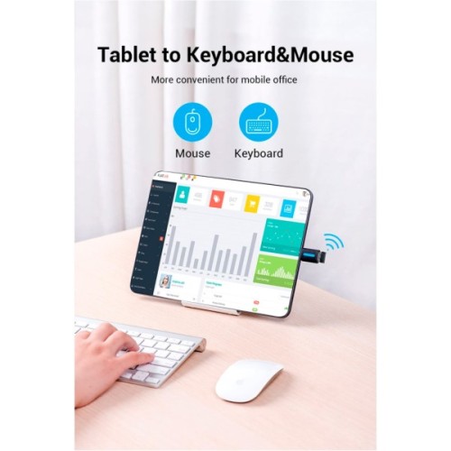 Перехідник OTG USB 2.0 AF to USB-C Vention (CDTB0)