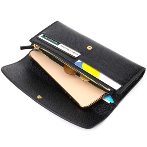 Гаманець Tony Bellucci З натуральної шкіри Чорний (21966)