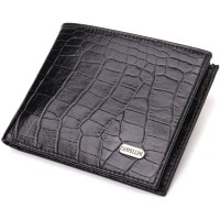 Портмоне Canpellini З натуральної шкіри Чорне (21867)