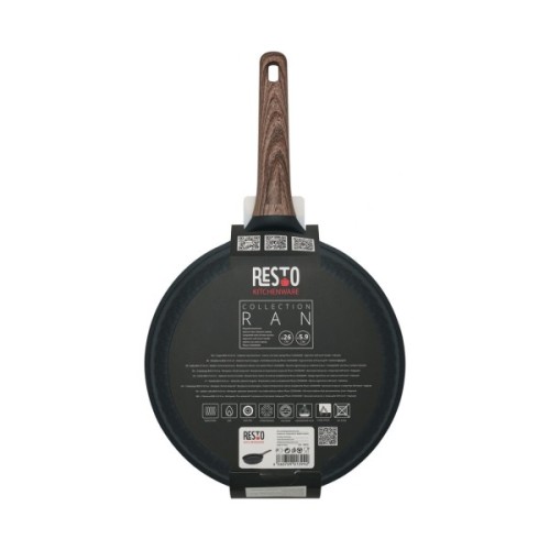 Сковорода Resto Ran чорна 26 см (93910)