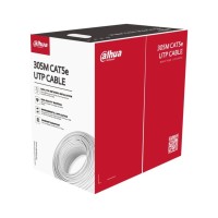 Кабель мережевий Dahua UTP 305м, cat.5e, CU, 4*2*0,5, PVC (DH-PFM920I-5EU-U)