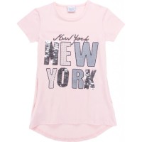 Футболка дитяча Breeze "NEW YORK" (1281-134G-peach)