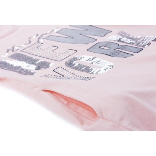 Футболка дитяча Breeze "NEW YORK" (1281-134G-peach)