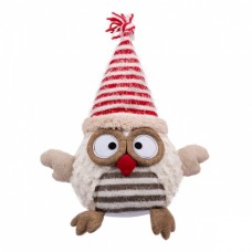 Новорічна фігурка Novogod`ko Сова в ковпачку, 30 см (974011)