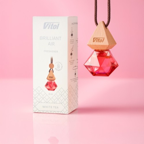 Ароматизатор для автомобіля VITOL Air WhiteTea 8мл (VBA06)