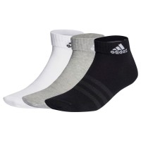 Шкарпетки Adidas T SPW ANK 3P IC1283 сірий, білий, чорний 43-45 (4066746290590)