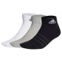 Шкарпетки Adidas T SPW ANK 3P IC1283 сірий, білий, чорний 43-45 (4066746290590)