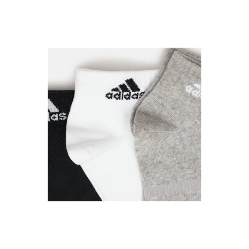 Шкарпетки Adidas T SPW ANK 3P IC1283 сірий, білий, чорний 43-45 (4066746290590)
