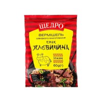 Їжа швидкого приготування Щедро Вермішель з яловичиною 60 г (4823097413173)