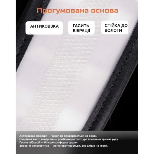 Чохол на руль VITOL M чорн (VLOD-L281 BK M)