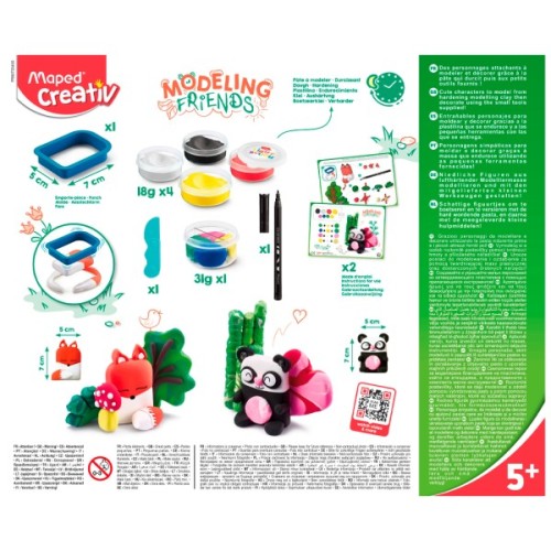 Набір для творчості Maped CUTE зі самозастигаючої глини (MP.907204)