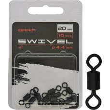 Вертлюг Brain Swivel No.1 20mm diam 4.4mm (10 шт/уп) SGCA-8008-1 (1858.24.74)