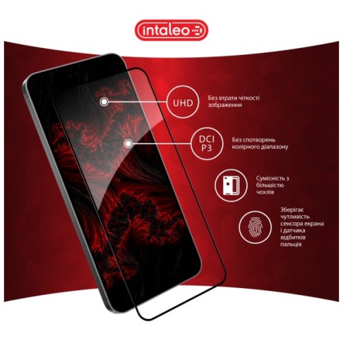 Скло захисне Intaleo Full Glue Samsung S24 FE Black (1283126594854)