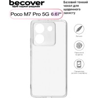 Чохол до мобільного телефона BeCover Silicone Poco M7 Pro 5G Transparent (713655)