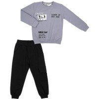 Спортивний костюм дитячий Breeze GREAT DAY (20536-140B-gray)