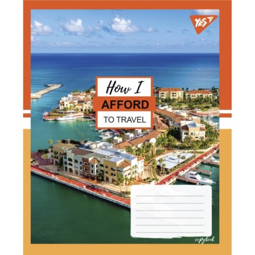 Зошит Yes А5 Travel 96 аркушів, лінія (766131)