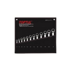 Ключ Toptul тріскачковий реверсивний 8-19мм у чохлі (GPAQ1203)