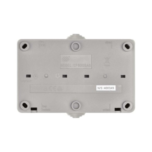 Розетка EMOS 16A 250V IP44 подвійна (A1396.2)