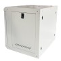 Шафа настінна GEAR 9U 19" 600x600x450 мм, + полка 19", grey (GWMSN-9U-600-600G)