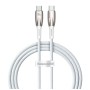 Дата кабель USB-C to USB-C 1.0m 100W white Baseus (CADH000702)