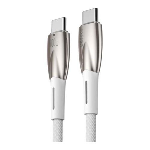 Дата кабель USB-C to USB-C 1.0m 100W white Baseus (CADH000702)