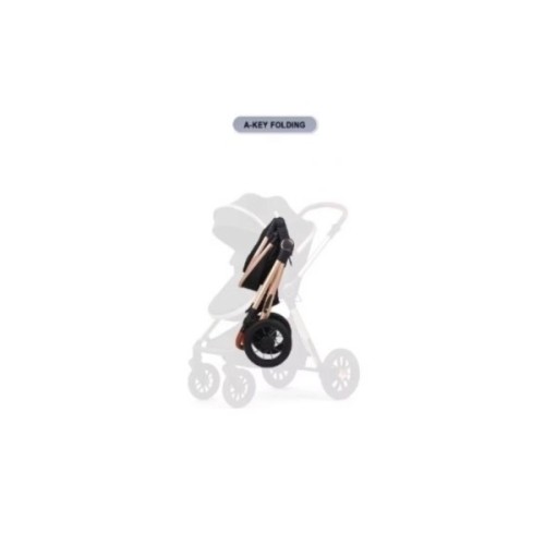 Коляска Kidilo 3в1 H2D (Black) (1111556)