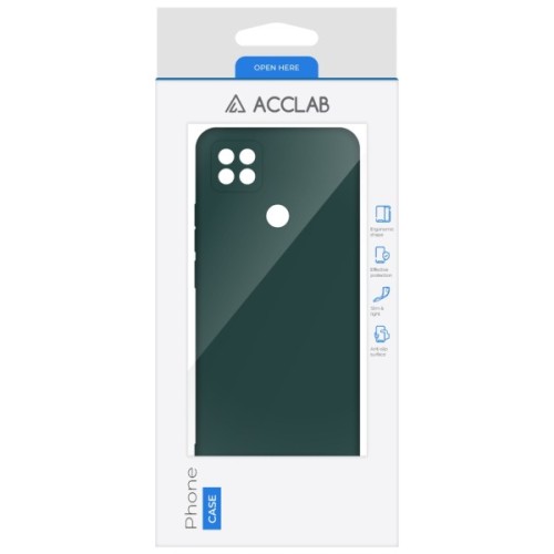 Чохол до мобільного телефона ACCLAB Silicone Case Xiaomi Redmi 9C Dark Green (1283126602597)