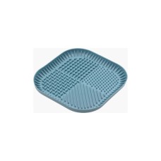 Універсальний посуд для тварин Fiboo Fiboowl килимок для злизування ласощів та їжі, L синій (FIB0229)