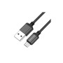 Дата кабель USB 2.0 AM to Micro 5P 1.0m black BOROFONE (6974443389029)