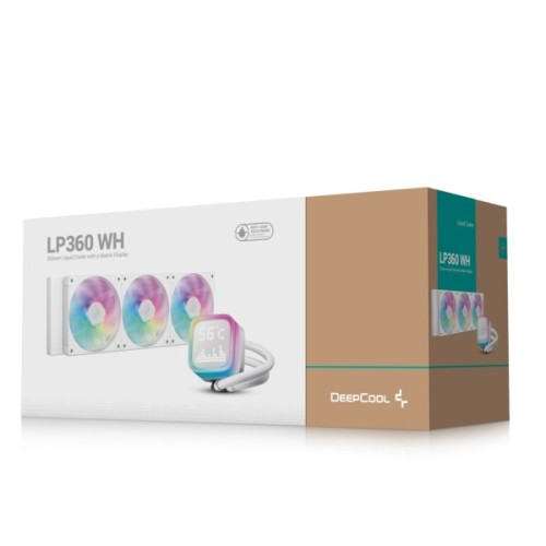 Система рідинного охолодження Deepcool LP360 ARGB White (R-LP360-WHMSMC-G-1)