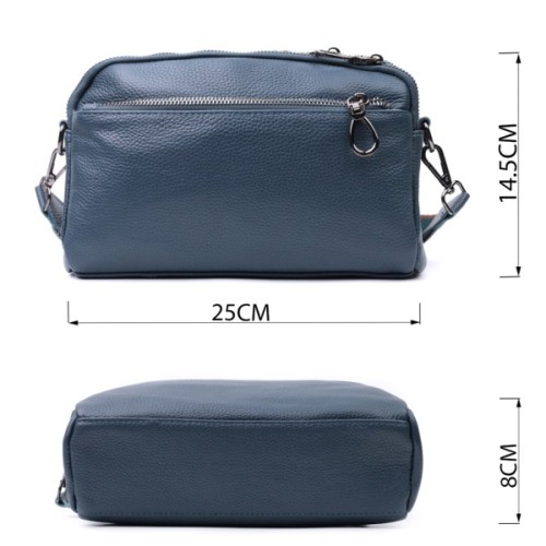 Сумка Vintage З натуральної шкіри Синя (22600)